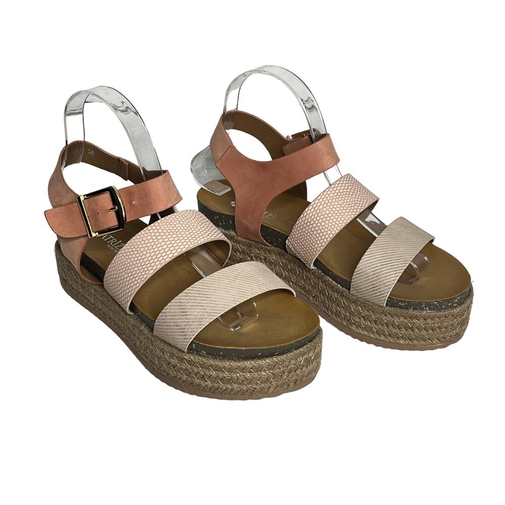 Patrizia Spring Step Reazas Platform Sandal Shoe Size 8.5